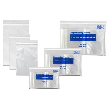 Minigrip MGPMGZ2P0606 6 x 6 in. Ziplock Bag; Clear - 1000 Per Case MGP MGZ2P0606